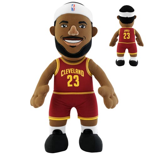 NBA Cleveland Cavaliers LeBron James Maroon Jersey 10-Inch Plush Figure